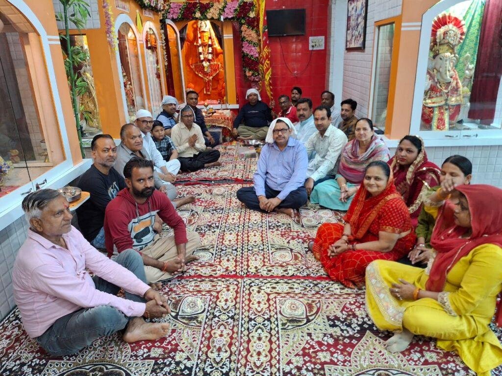 पंजाब महावीर दल मंदिर कमेटी द्वारा श्री हनुमान जी की अखंड ज्योति प्रज्वलित कर 51,000 सामूहिक हनुमान चालीसा पाठ का लिया गया संकल्प