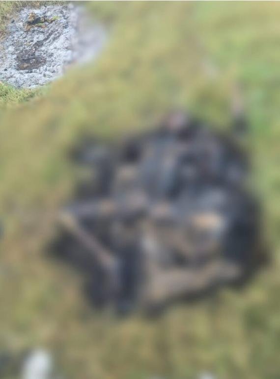 आजमगढ़ में अधजली डेथ बॉडी मिलने से क्षेत्र में सनसनी