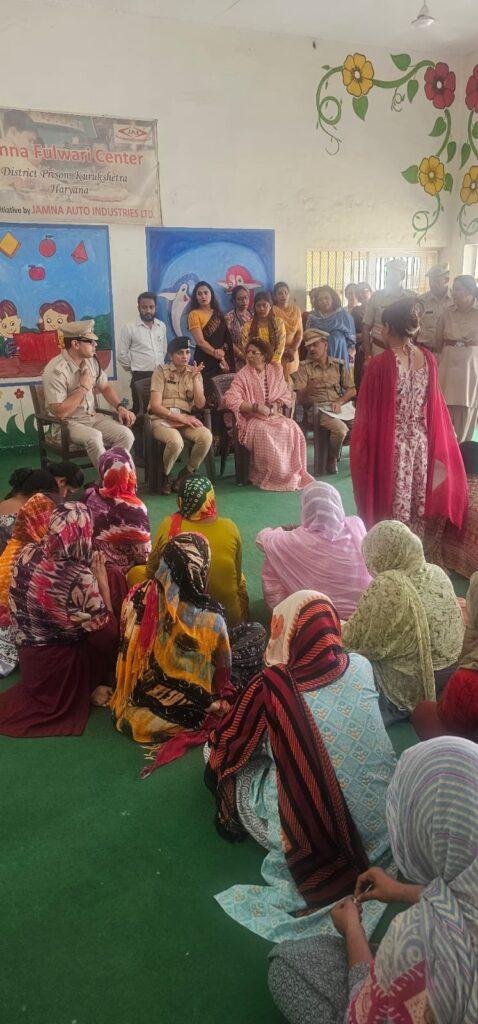 हरियाणा राज्य महिला आयोग पंचकूला चेयरपर्सन रेणू भाटिया ने किया जेल का निरीक्षण