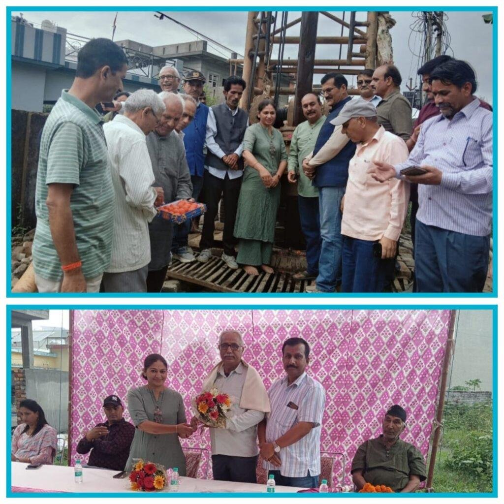 देहरादून: मान्य विधायक श्री विनोद चमोली जी के दिशा निर्देश पर ट्यूबवेल का शिलान्यास हुआ