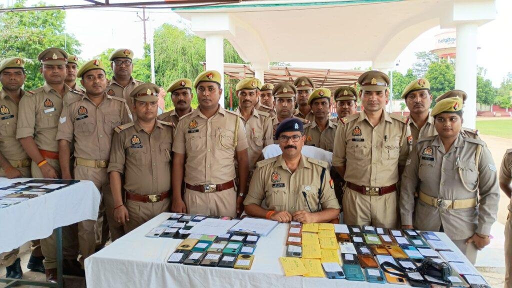 वरिष्ठ पुलिस अधीक्षक द्वारा चलाई जा रही स्कीम के तहत गुम/खोये हुए मोबाइल फोन हुए बरामद