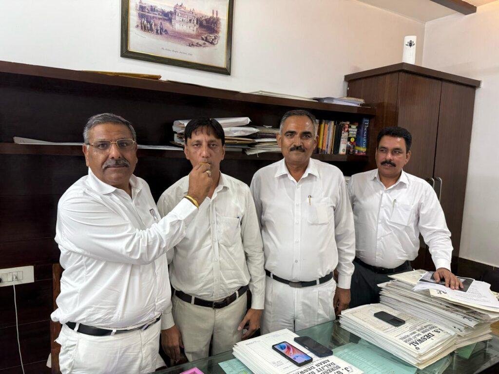 इनेलो के जिला लीगल सैल प्रधान बने सतवीर सिंह ढांडा