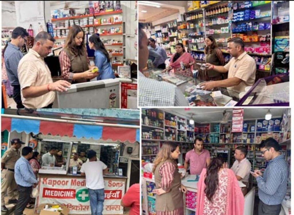 देहरादून में दवा की दुकानों पर ताबड़तोड़ छापेमारी