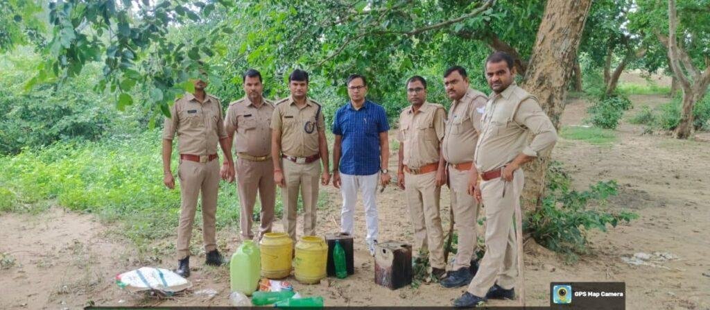 आबकारी आयुक्त उत्तर प्रदेश, प्रयागराज महोदय द्वारा दिए गये निर्देश के क्रम मे प्रवर्तन