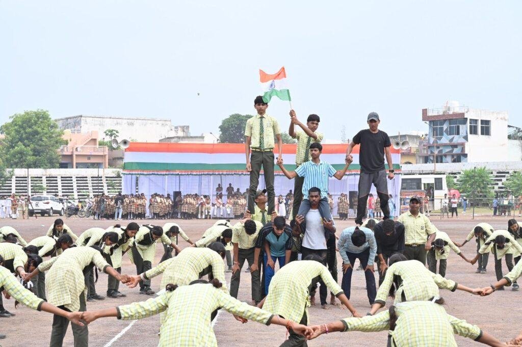 स्वतंत्रता दिवस मुख्य समारोह के आयोजन का किया गया अंतिम रिहर्सल