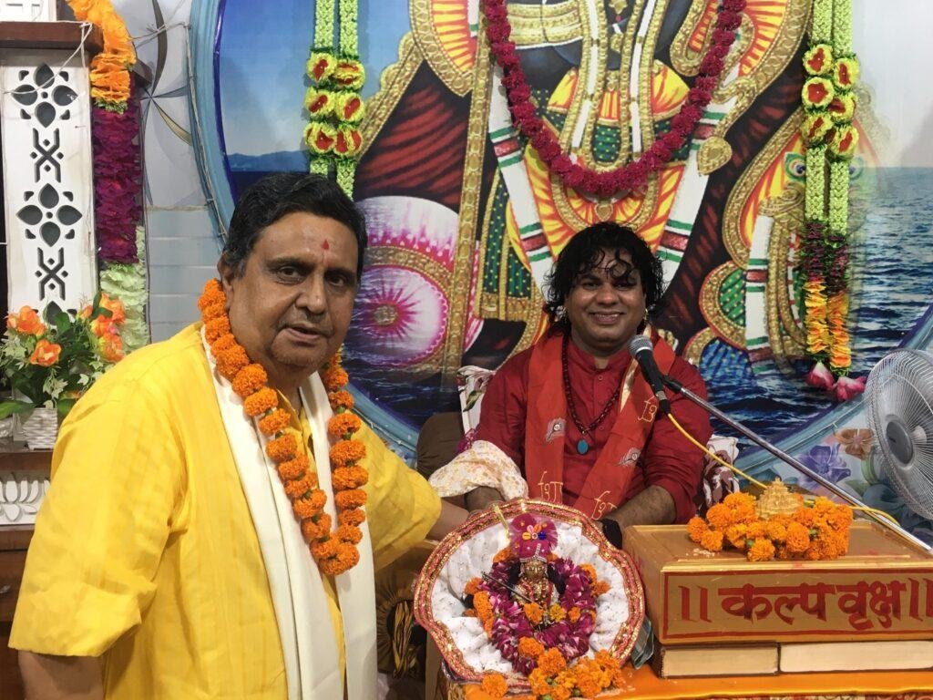 समस्त ब्रजवासियों के प्राणाधार हैं गिरिराज गोवर्धन : भागवताचार्य शैलेन्द्र कृष्ण महाराज