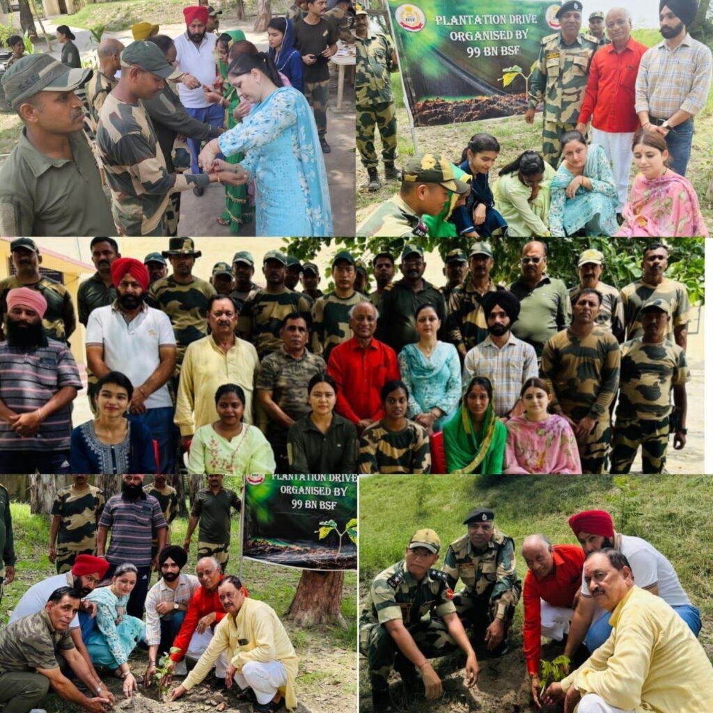 ਸਰਹੱਦੀ ਲੋਕ ਸੇਵਾ ਸਮਤੀ ਫਿਰੋਜ਼ਪੁਰ ਵੱਲੋਂ ਬੀਐਸਐਫ ਦੇ ਜਵਾਨਾਂ ਨਾਲ ਮੂਠਿਆਂ ਵਾਲੀ ਚੌਂਕੀ ਅਤੇ ਕੁਲਵੰਤ ਚੌਂਕੀ 99 ਬੀਐਸਐਫ ਬਟਾਲੀਅਨ ਬਾਰਡਰ ਤੇ ਜਾ ਕੇ ਰੱਖੜੀ ਦਾ ਤਿਉਹਾਰ ਮਨਾਇਆ ਗਿਆ-ਐਡਵੋਕੇਟ ਹਰਜਿੰਦਰ ਸਿੰਘ