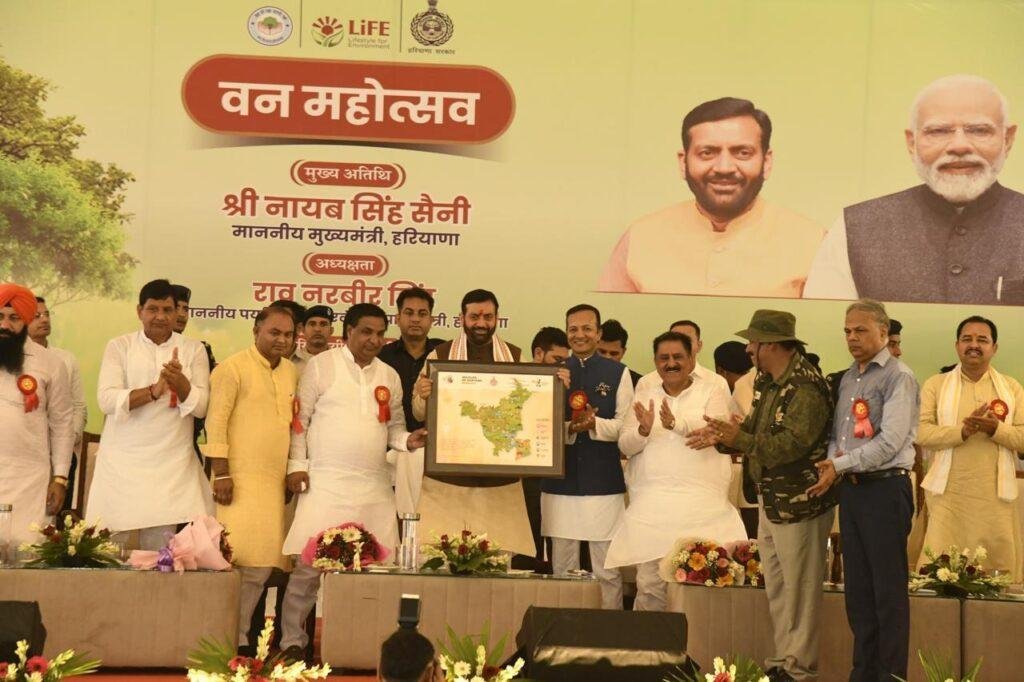 76वें राज्य स्तरीय वन महोत्सव में मुख्यमंत्री नायब सिंह सैनी ने दिया प्रकृति संरक्षण का संदेश