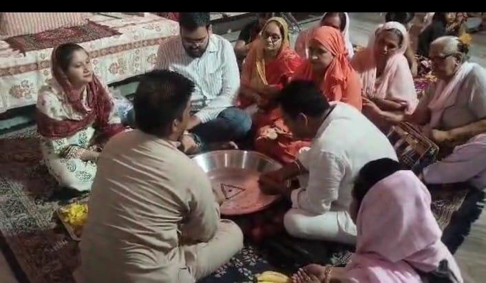 पिहोवा के गोविंदानंद आश्रम में कन्या पूजन मासिक भंडारा आयोजित