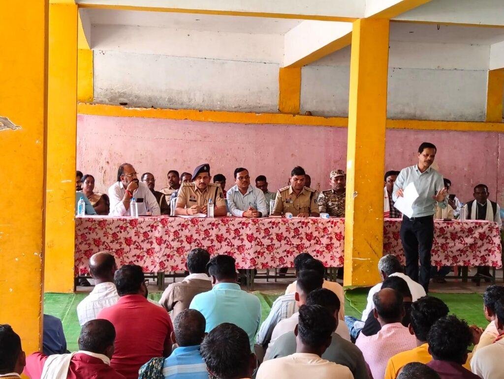 आलोर में स्थित लिंगेश्वरी माता मंदिर खुलने एवं मेला आयोजन को लेकर हुई बैठक
