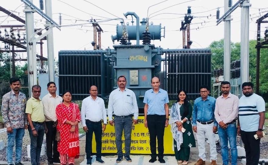 झुरानदी सबस्टेशन का बढ़ाया गया पॉवर क्षमता, 73 लाख रूपये की लागत से स्थापित किया गया 3.15 एम.व्ही.ए. का नया पॉवर ट्रांसफार्मर