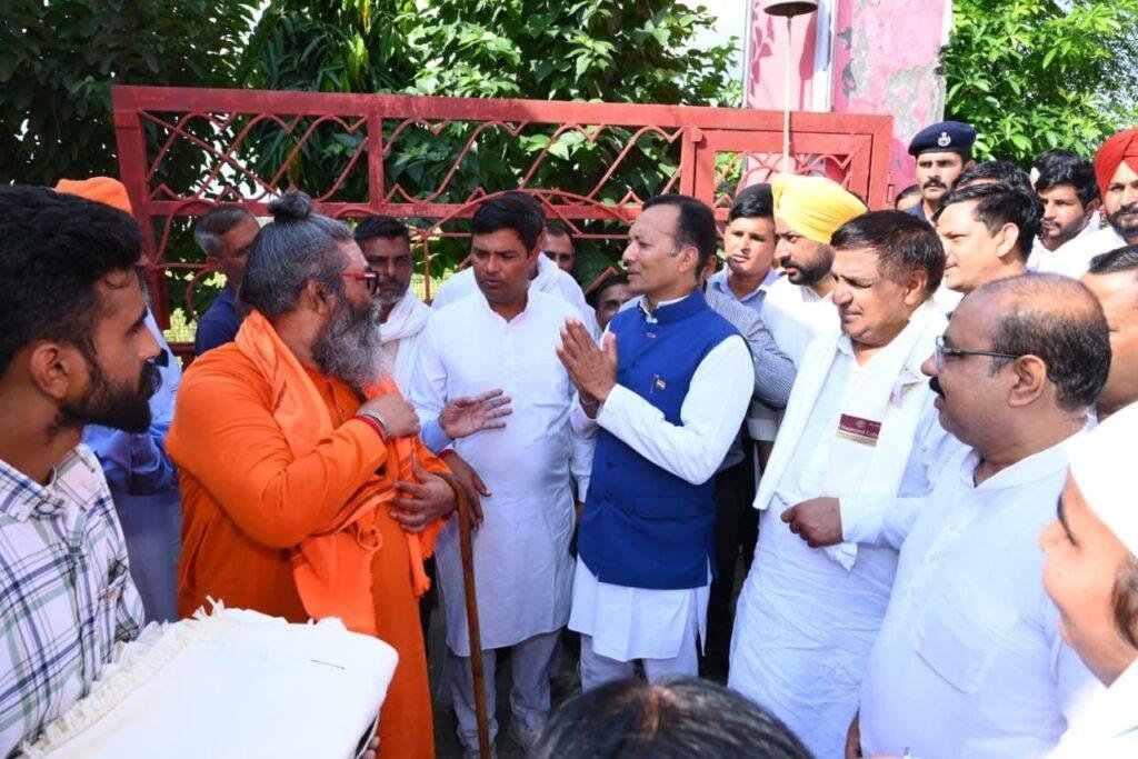 राष्ट्र व समाज के साथ मानवता की सेवा करने का संदेश देने वाला रहा संत बाबा मान सिंह का जीवन : नवीन जिंदल