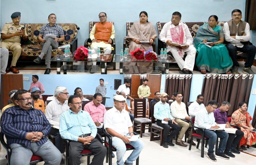 लौह पुरुष सरदार वल्लभभाई पटेल जी की 150वीं जयंती के अवसर पर आयोजित होने वाले “एकता मार्च” की तैयारियों को लेकर बैठक आयोजित