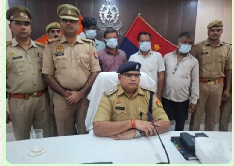चोरी के मामले से सम्बन्धित 04 अभियुक्त गिरफ्तार