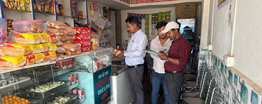 खाद्य एवं औषधि प्रशासन विभाग ने विभिन्न प्रतिष्ठानों का किया निरीक्षण