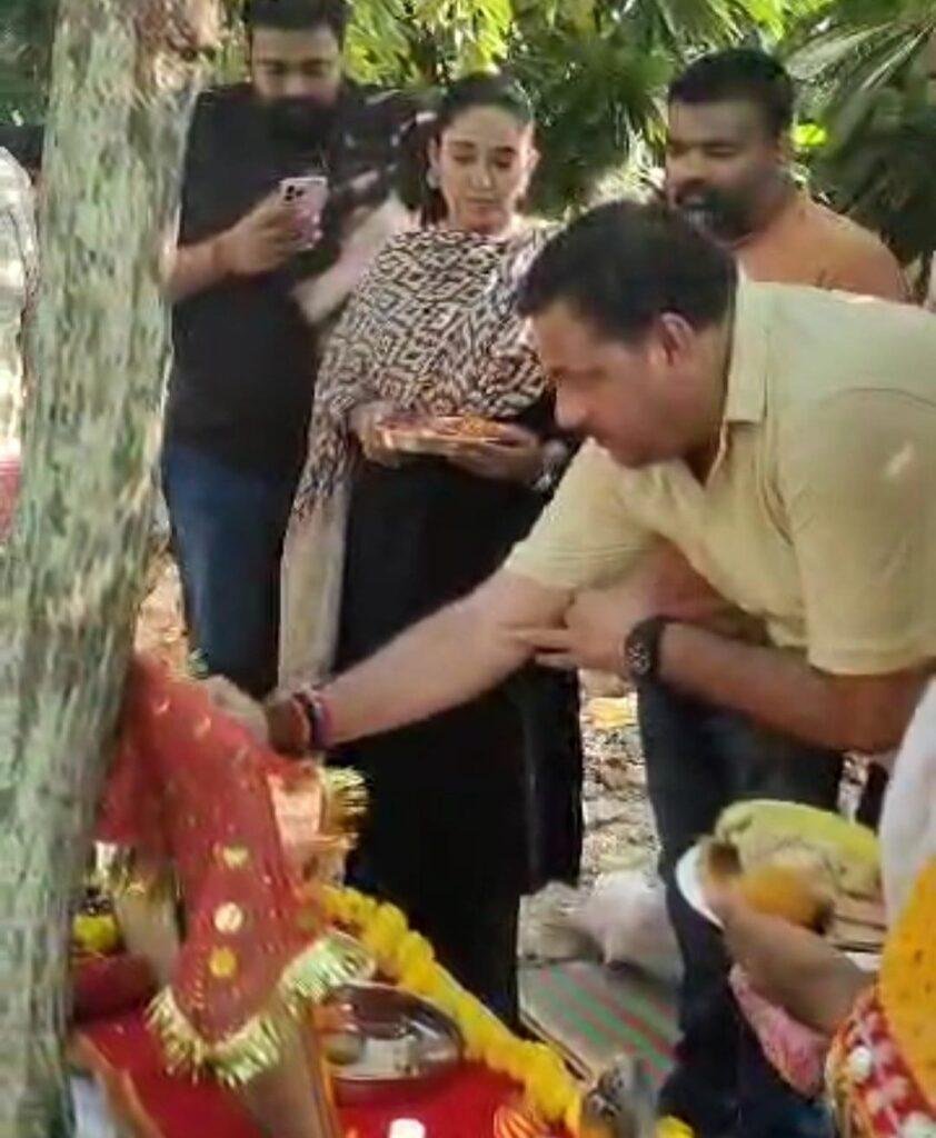 नवरात्री के शुभ अवसर पर कन्या पूजन एवं गौ पूजना का विशेष आयोजन संपन्न