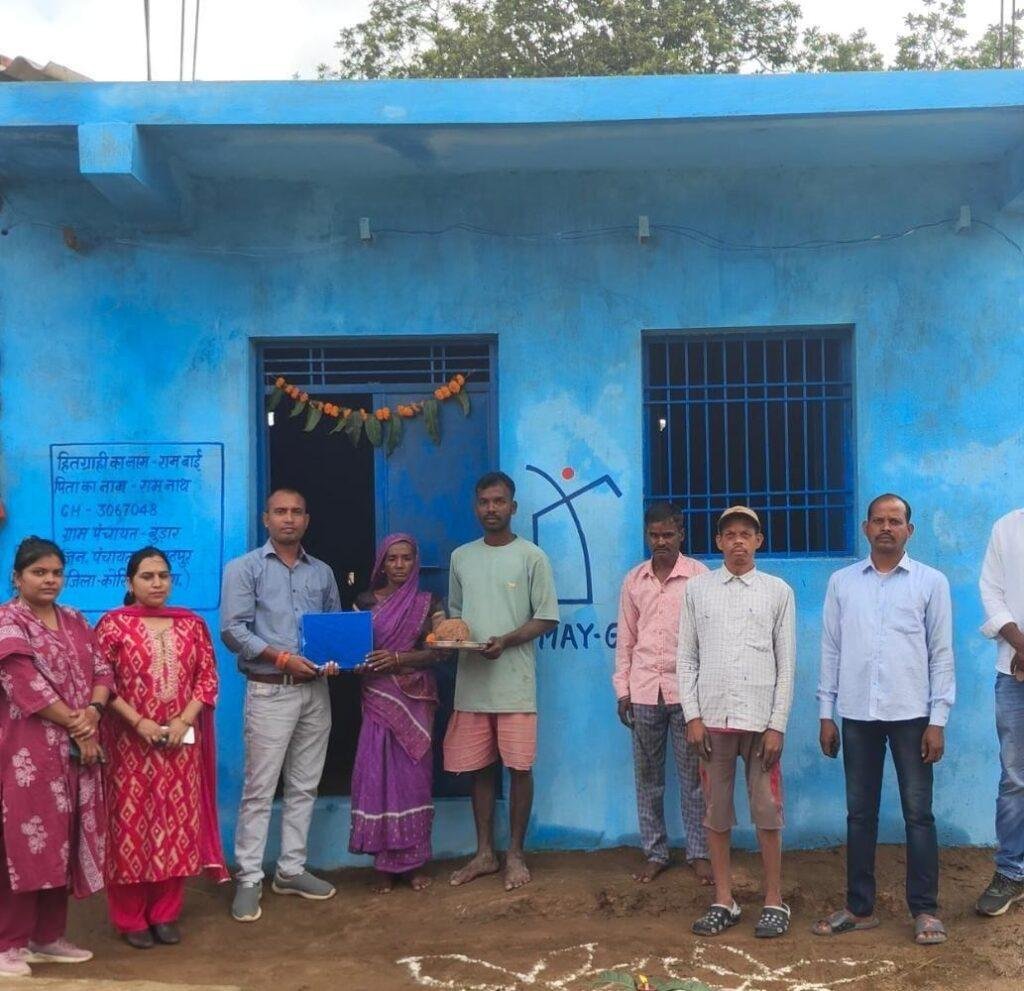 प्रधानमंत्री आवास से श्रीमती रामबाई को मिला सामाजिक, पारिवारिक सुरक्षा का संबल
