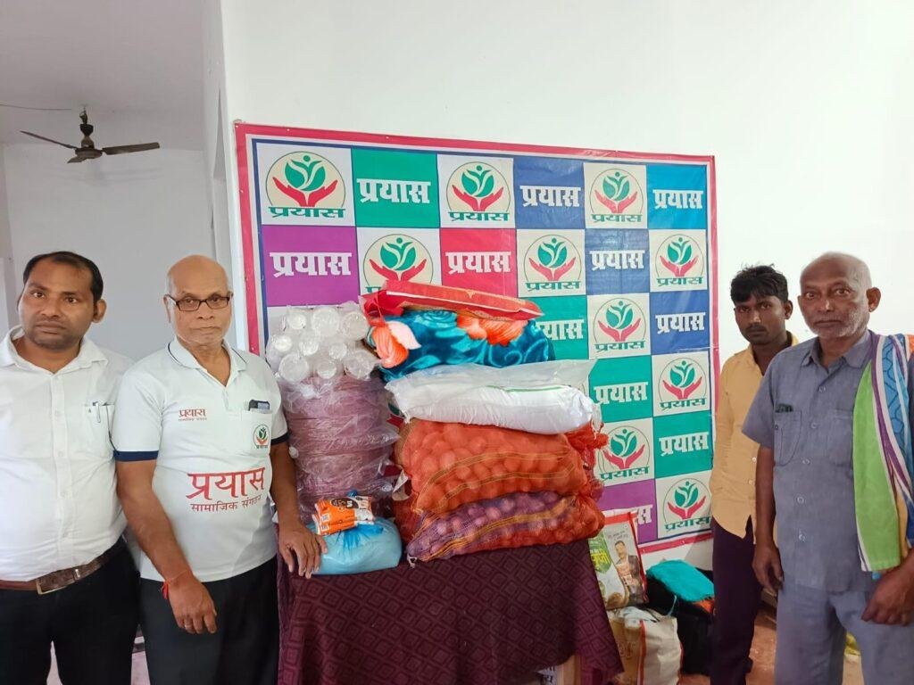 प्रयास सामाजिक संगठन द्वारा 71 वें कन्यादान में किया गया सहयोग