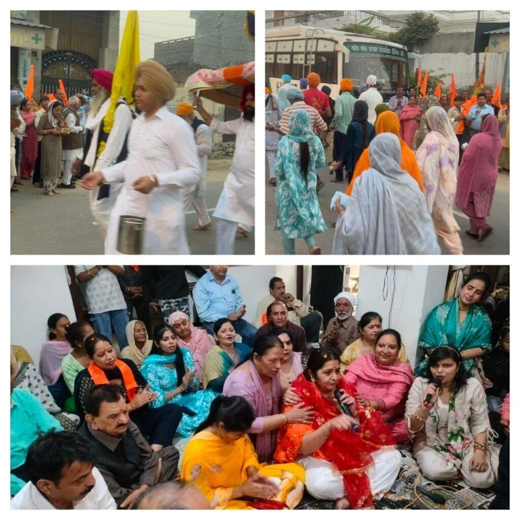 पावन कार्तिक मास में अमृतवेला प्रभात सोसाइटी द्वारा आज जीरा में प्रभातफेरी निकाली