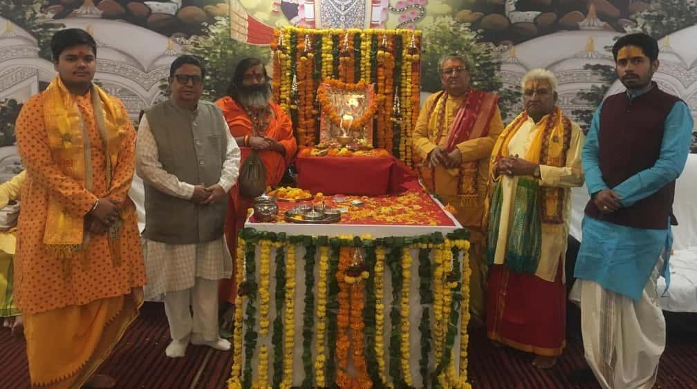 मां सीता रसोई के द्वारा सनातन एकता पदयात्रा की सफलता हेतु किया गया सामूहिक सुन्दर काण्ड पाठ