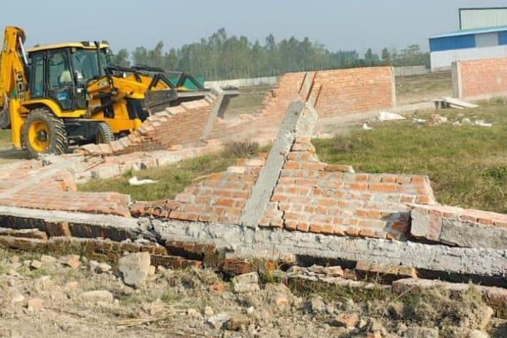 अवैध निर्माण पर बीडीए का बुलडोजर एक्शन : 120 बीघा में फैली दो अवैध कॉलोनियां ध्वस्त