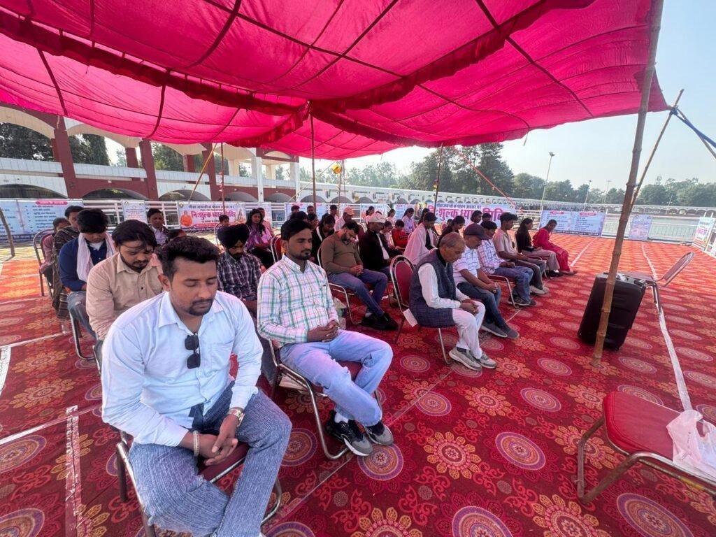अंतर्राष्ट्रीय गीता महोत्सव 2025 में नारायण पिरामिड ध्यान केंद्र द्वारा ध्यान शिविर का भव्य शुभारंभ