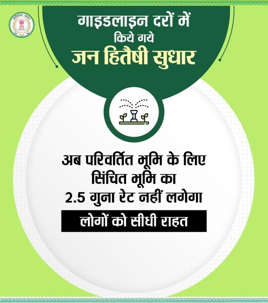 छत्तीसगढ़ में नवीन गाइडलाइन दर तथा उपबंध लागू
