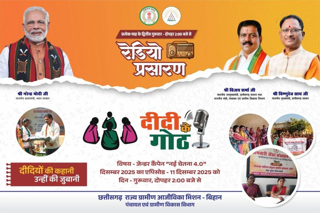 11 दिसम्बर को प्रसारित होगा दीदी के गोठ का नया एपिसोड