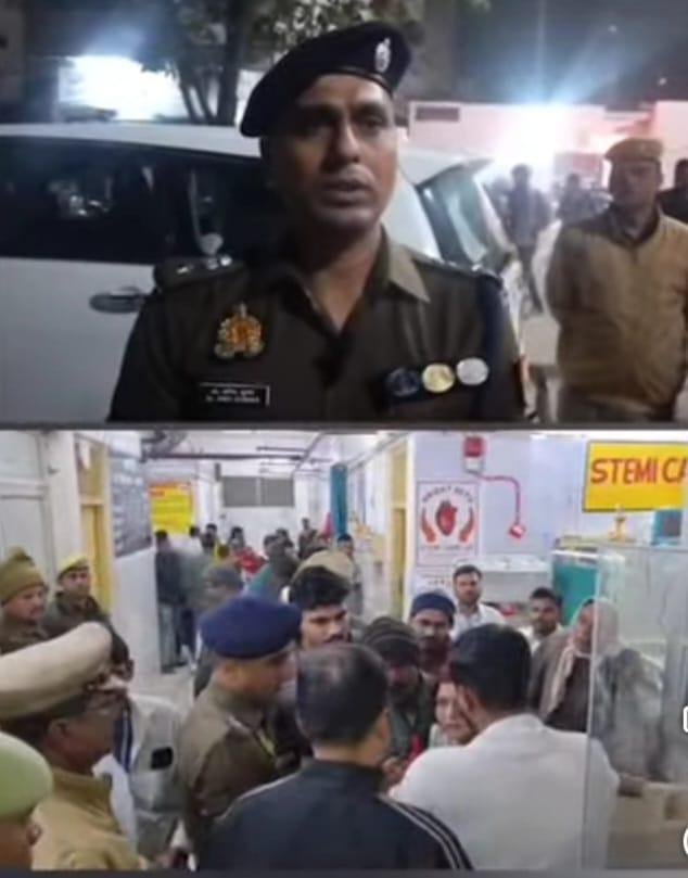 जमीनी विवाद में अज्ञात बदमाशों ने डॉक्टर पति को मारी गोली क्षेत्र में सनसनी जांच में जुटी पुलिस