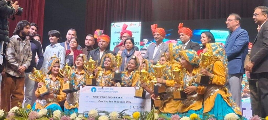 कुवि की टीम ने राज्य युवा उत्सव 2025 में पहला स्थान प्राप्त कर रचा इतिहास