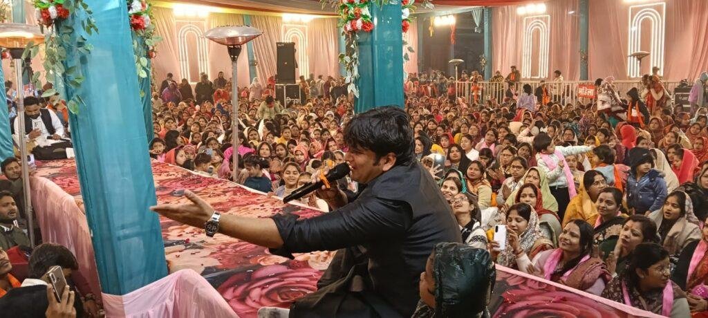 खाटू श्याम के गीतों पर आधी रात तक झूमते रहे हजारों भक्त