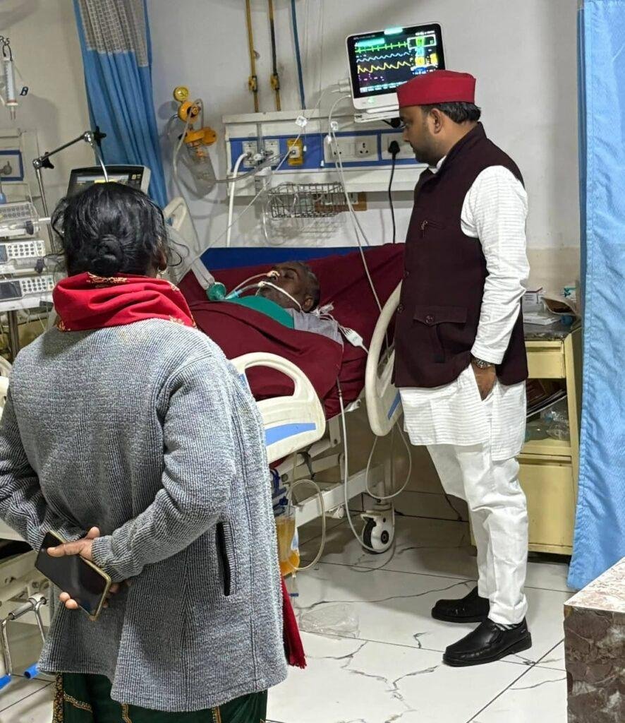 हरचंदपुर विधायक राहुल लोधी पहुंचे जिला अस्पताल हर संभव मदद का दिया आश्वासन