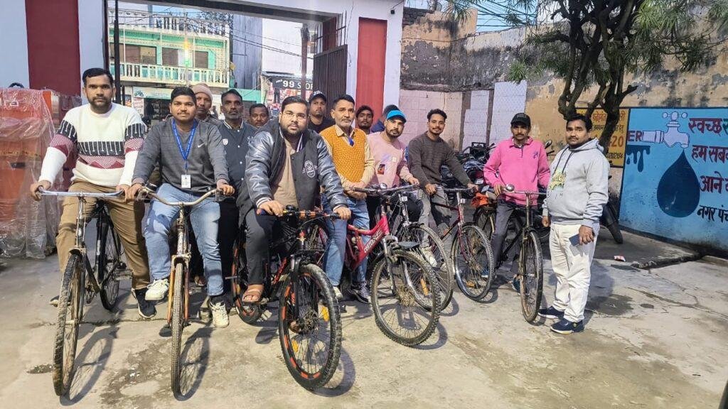 राष्ट्रीय मतदाता दिवस पर फिट इंडिया साइकिलिंग ड्राइव, युवाओं को मतदान के प्रति किया गया जागरूक