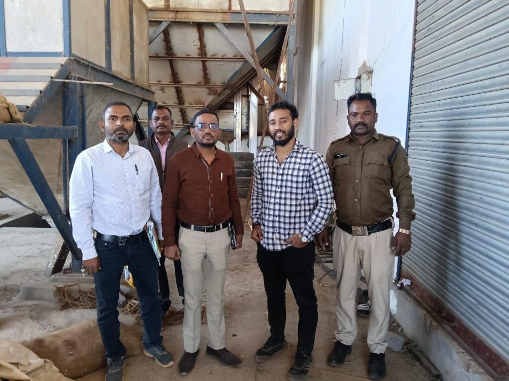 धान की रीसाइक्लिंग पर प्रशासन की कड़ी कार्यवाही, साक्ष्य मिलने पर लक्ष्मी गणेश राइस मिल सील