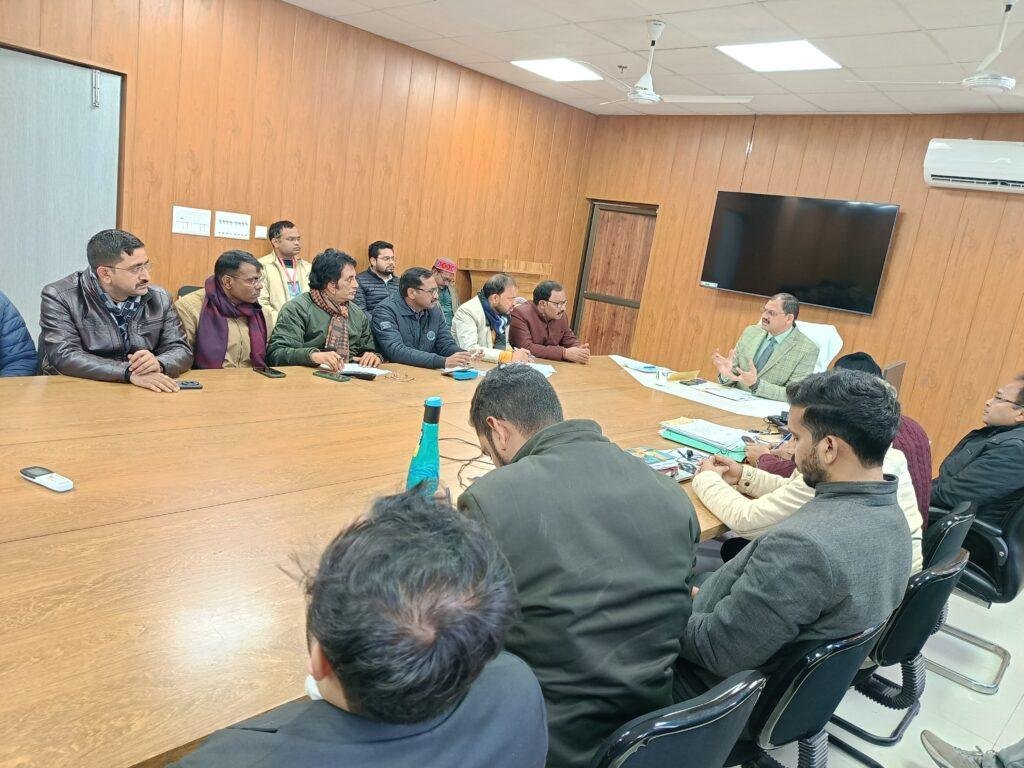 विश्वविद्यालय ‘युवा खेल महोत्सव’ के आयोजन हेतु कुलपति ने की बैठक