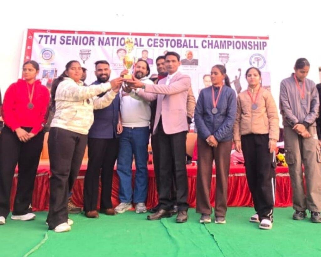 सिस्टोबॉल नेशनल चैंपियनशिप में हरियाणा व पंजाब बने चैंपियन, पंजाब ने हरियाणा को 58 -32 के अंतर से हराया