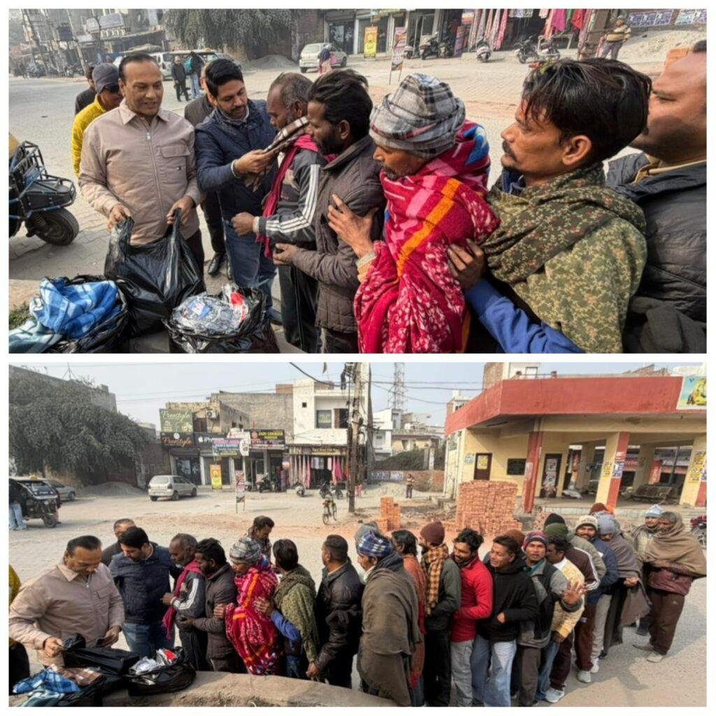 ਕੜਾਕੇ ਦੀ ਠੰਡ ਨੂੰ ਵੇਖਦੇ ਹੋਏ ਰੋਟਰੀ ਕਲੱਬ ਫਿਰੋਜ਼ਪੁਰ ਰਾਇਲ ਨੇ ਮਕਰ ਸੰਕ੍ਰਾਂਤੀ ਦਾ ਪਵਿੱਤਰ ਦਿਹਾੜਾ ਲੋੜਵੰਦ ਲੋਕਾਂ ਨੂੰ ਦਸਤਾਨੇ ਮੌਜੇ ਅਤੇ ਮਫਲਰ ਦੇ ਕੇ ਮਨਾਇਆ-ਸੰਦੀਪ ਤਿਵਾੜੀ