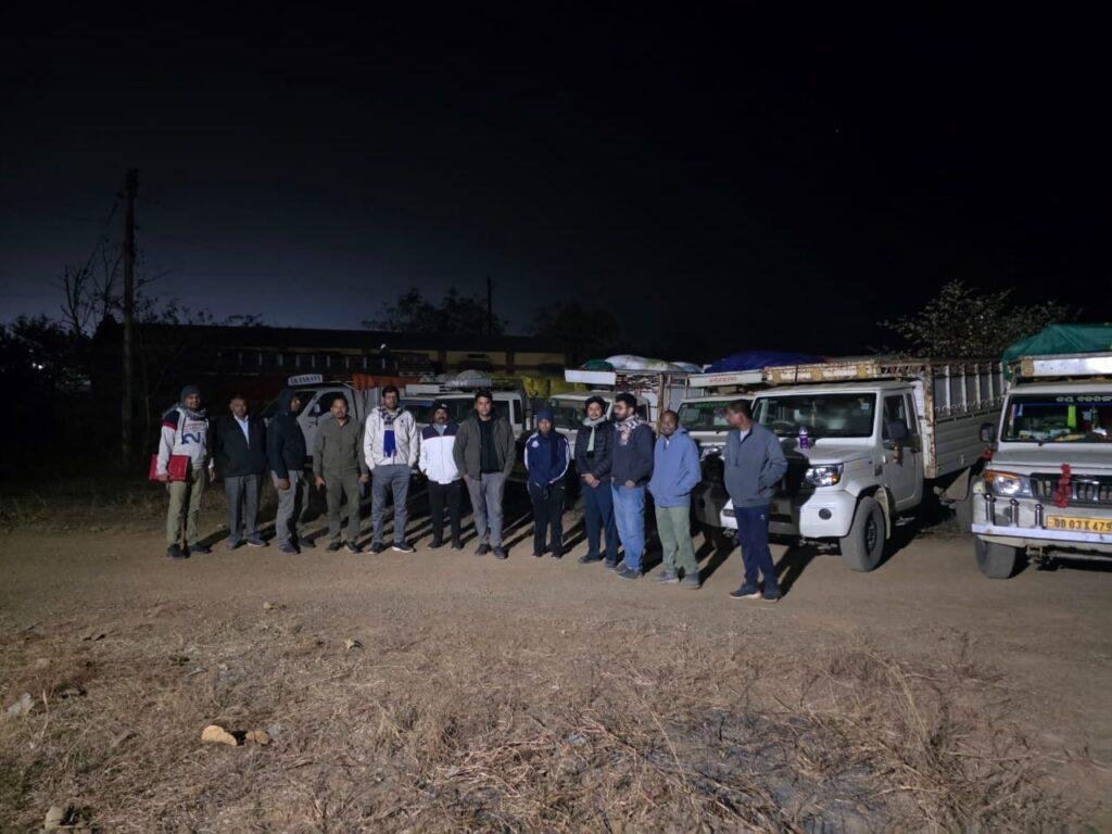 कलेक्टर के निर्देश पर जिले में अवैध धान परिवहन, भंडारण एवं विक्रय पर सतत निगरानी