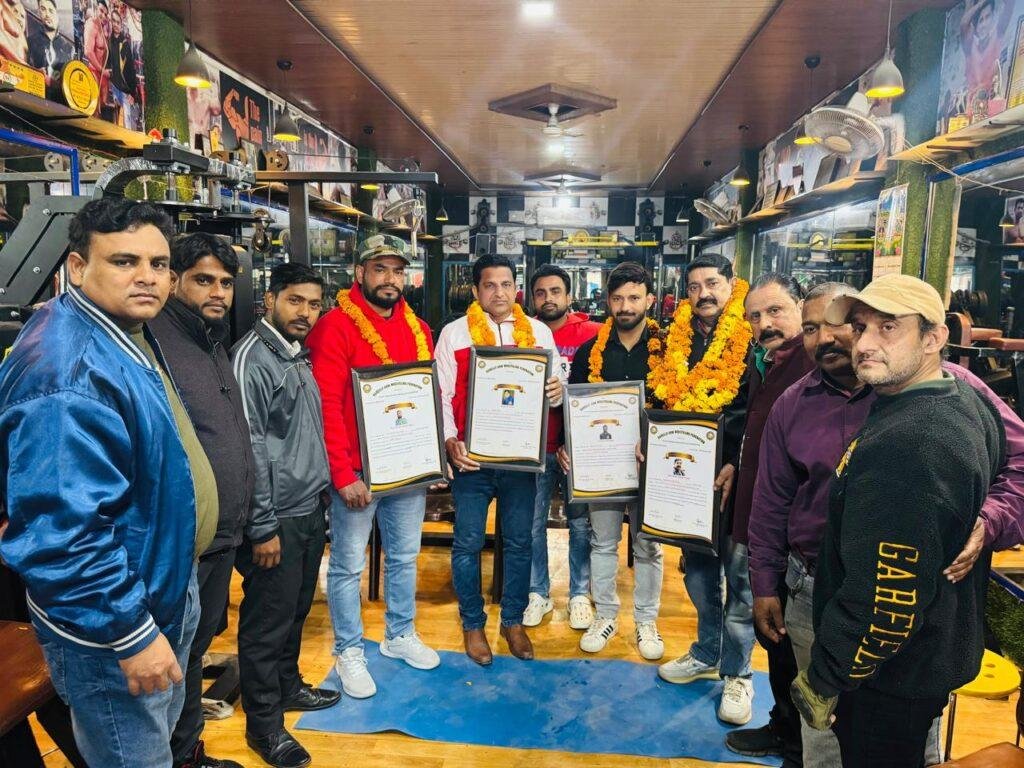 आर्म रेसलिंग फेडरेशन की कार्य कारिणी गठित एवं सम्मान समारोह