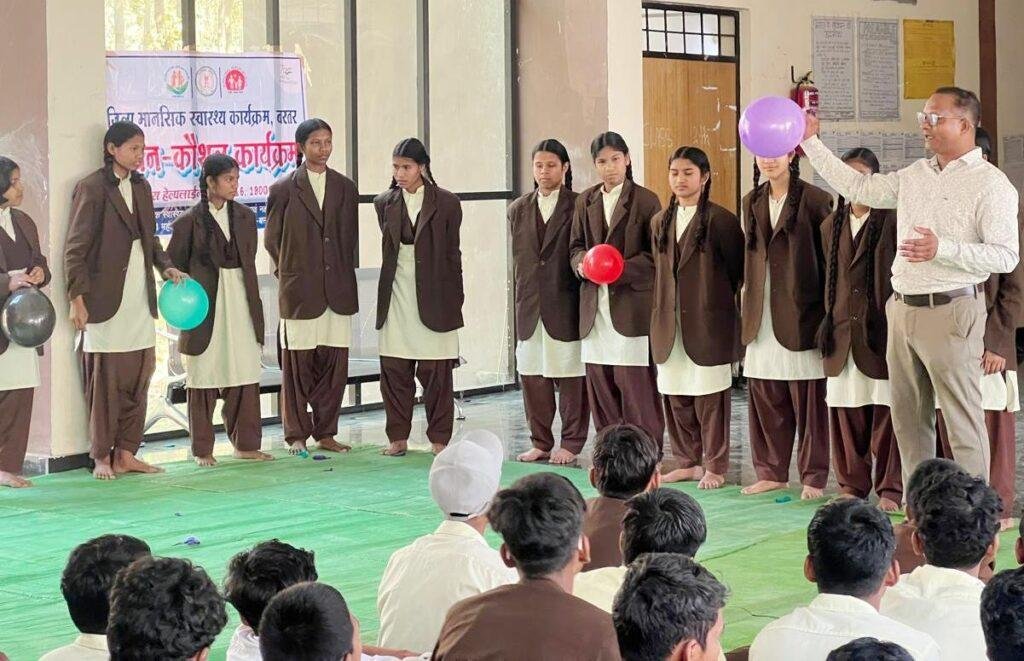 प्रयास आवासीय विद्यालय में जीवन कौशल और तनाव प्रबंधन पर विशेष सत्र