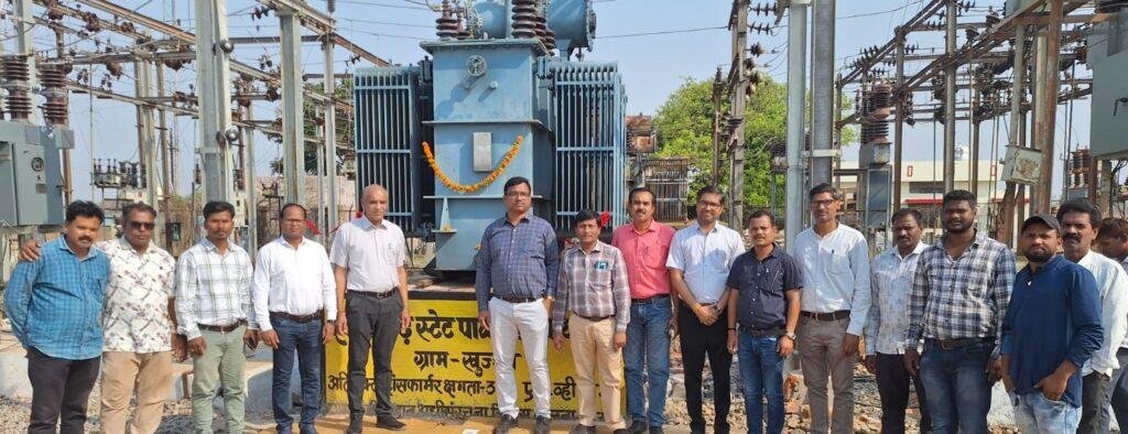 खुज्जी उपकेन्द्र की क्षमता में विस्तार: 53 लाख की लागत से नया पॉवर ट्रांसफार्मर उर्जीकृत