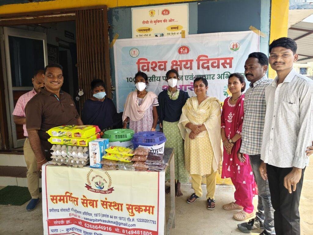 सुकमा में टीबी मरीजों को मिला पोषण सहयोग
