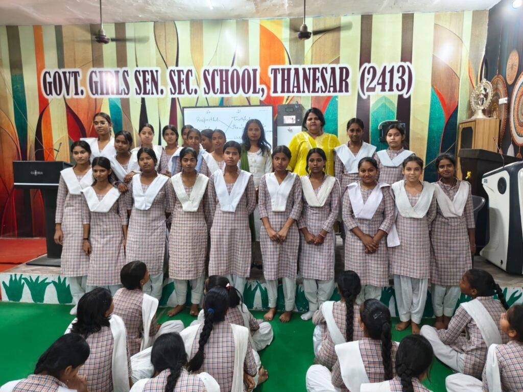 नवीन जिन्दल फाउंडेशन और इंस्ट्रको द्वारा आयोजित कार्यक्रम में छात्राओं ने उठाया लाभ