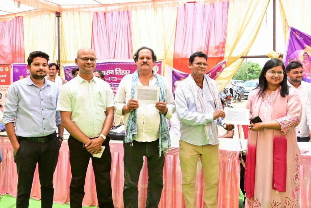 समाधान शिविर में विभिन्न समस्याओं का हुआ त्वरित समाधान