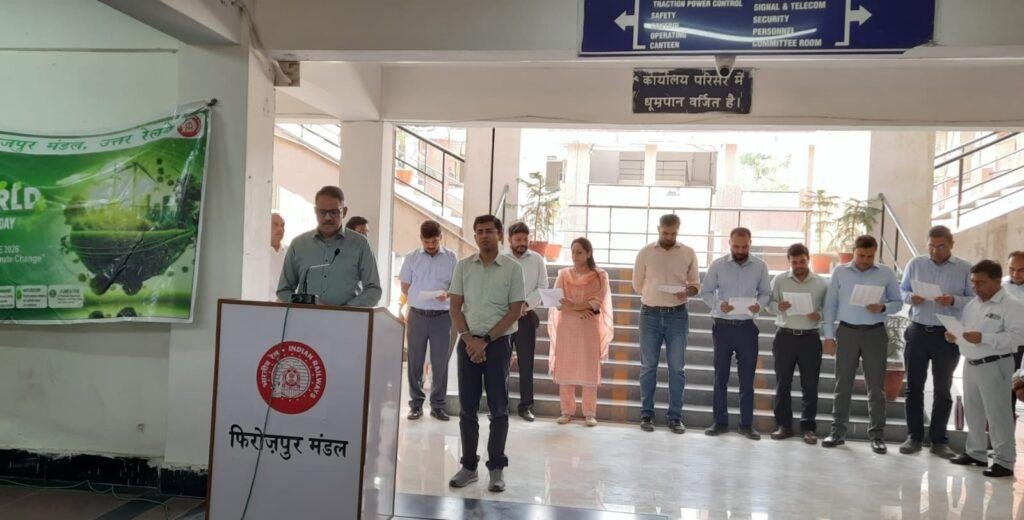 “विश्व पर्यावरण दिवस पर फिरोजपुर मंडल ने लिया पर्यावरण संरक्षण का संकल्प