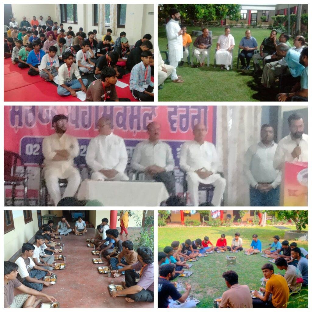 पंजाब प्रांत स्तर, बजरंग दल के बच्चों का प्रशिक्षण वर्ग श्री रामबाग फिरोजपुर छावनी में 02 जून से 09 जून 2026 तक चल रहा है