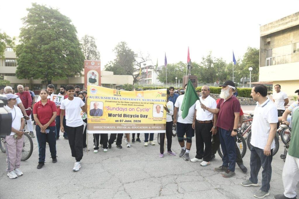 पर्यावरण संरक्षण और स्वास्थ्य संवर्धन का सशक्त माध्यम है साइकिल : प्रो. वीरेंद्र पाल