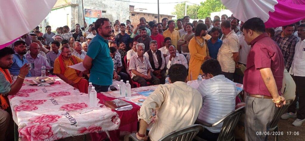 दान शनिचरा मंदिर स्वामित्व विवाद की जांच, एसडीएम ने किया स्थलीय निरीक्षण