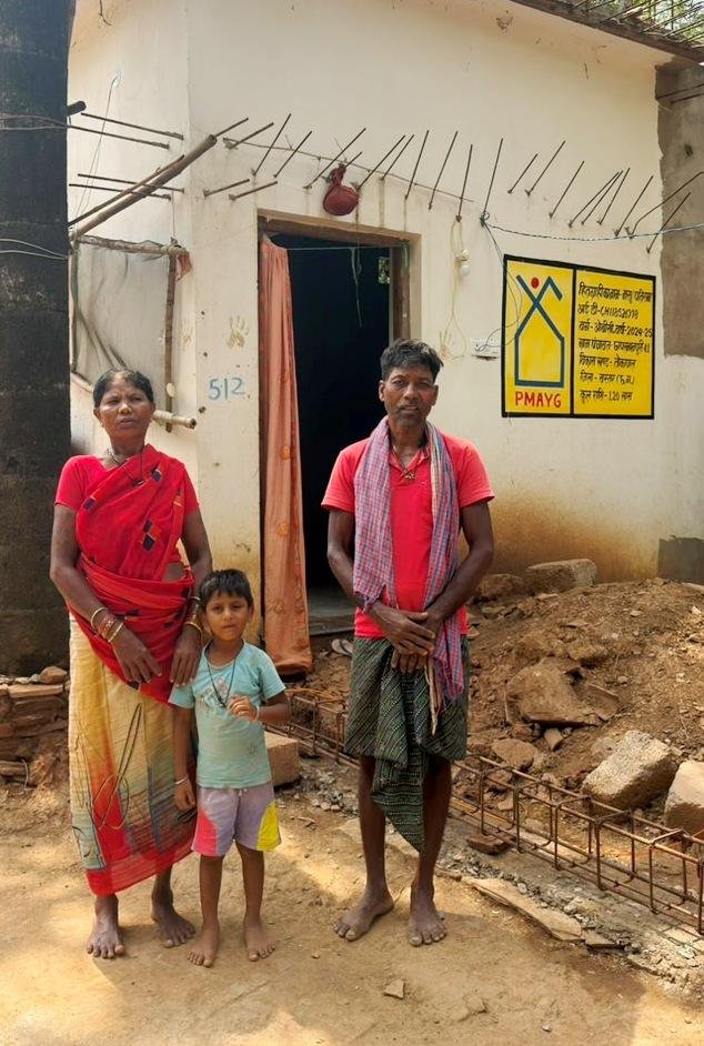 सपना हुआ साकार-प्रधानमंत्री आवास ने बदली मसूराम सेठिया के परिवार की जिंदगी