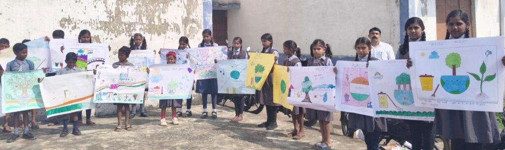 सेवा संकल्प अभियान के तहत विकासखंड स्तरीय ड्राइंग एवं भाषण प्रतियोगिता आयोजित